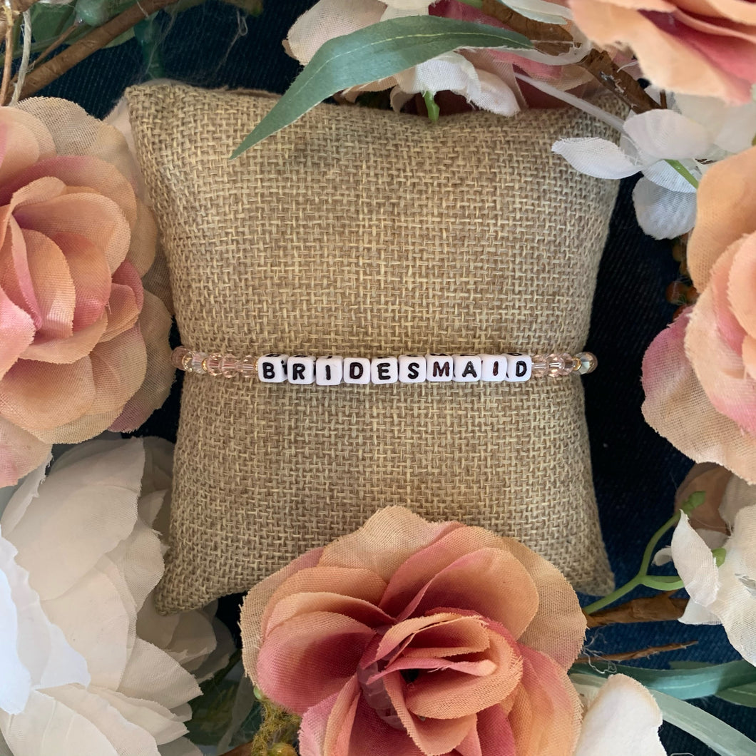 Little Words Project: Bridesmaid Bracelet